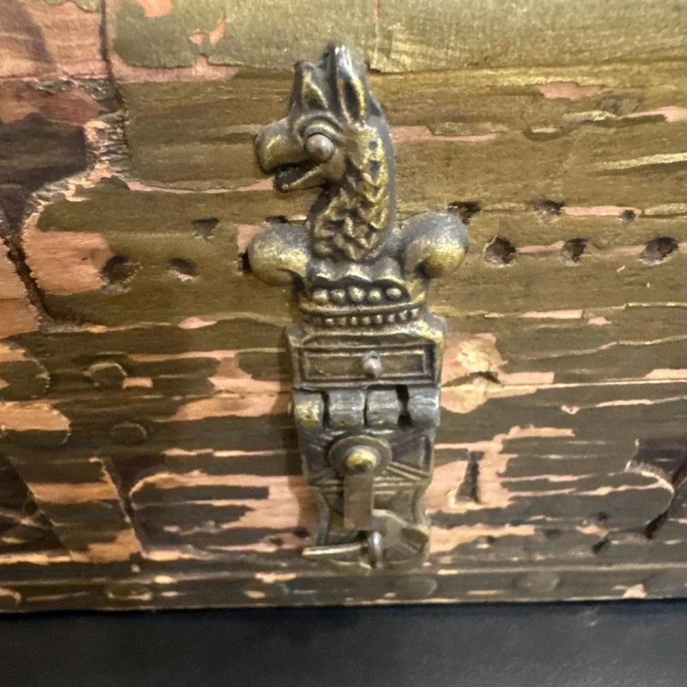 1847 Rogers Bros this wooden